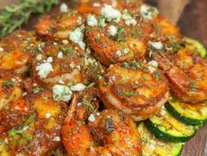 Mediterranean diet sheet pan shrimp - featured image