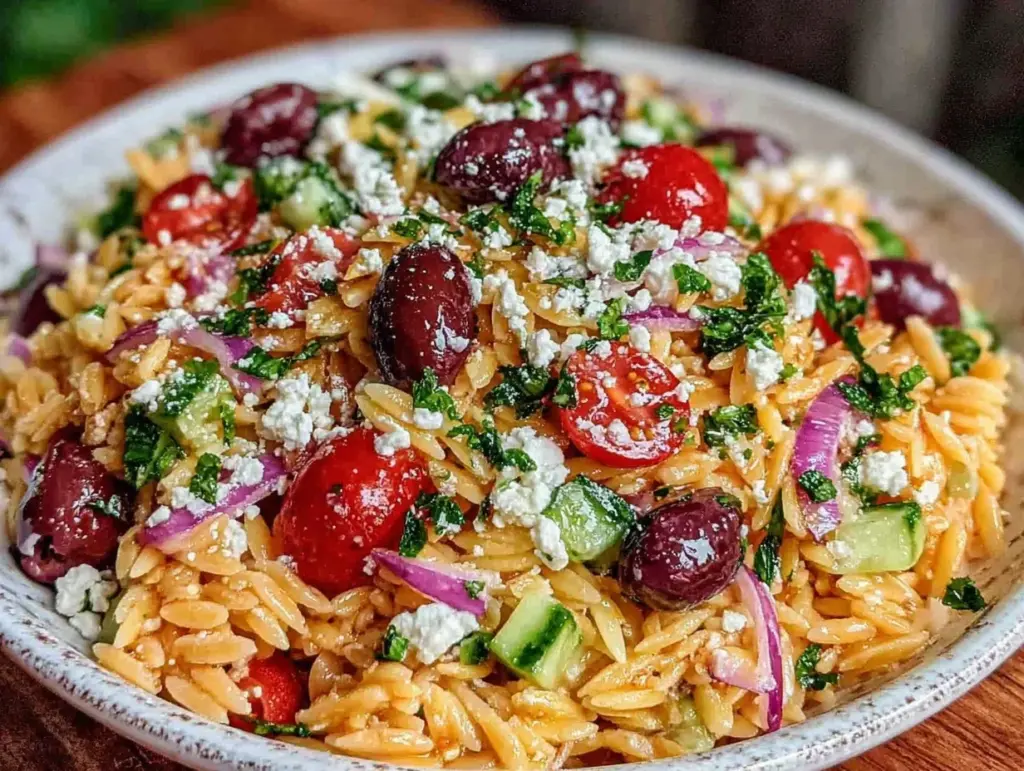 Mediterranean Orzo Pasta Salad - featured image