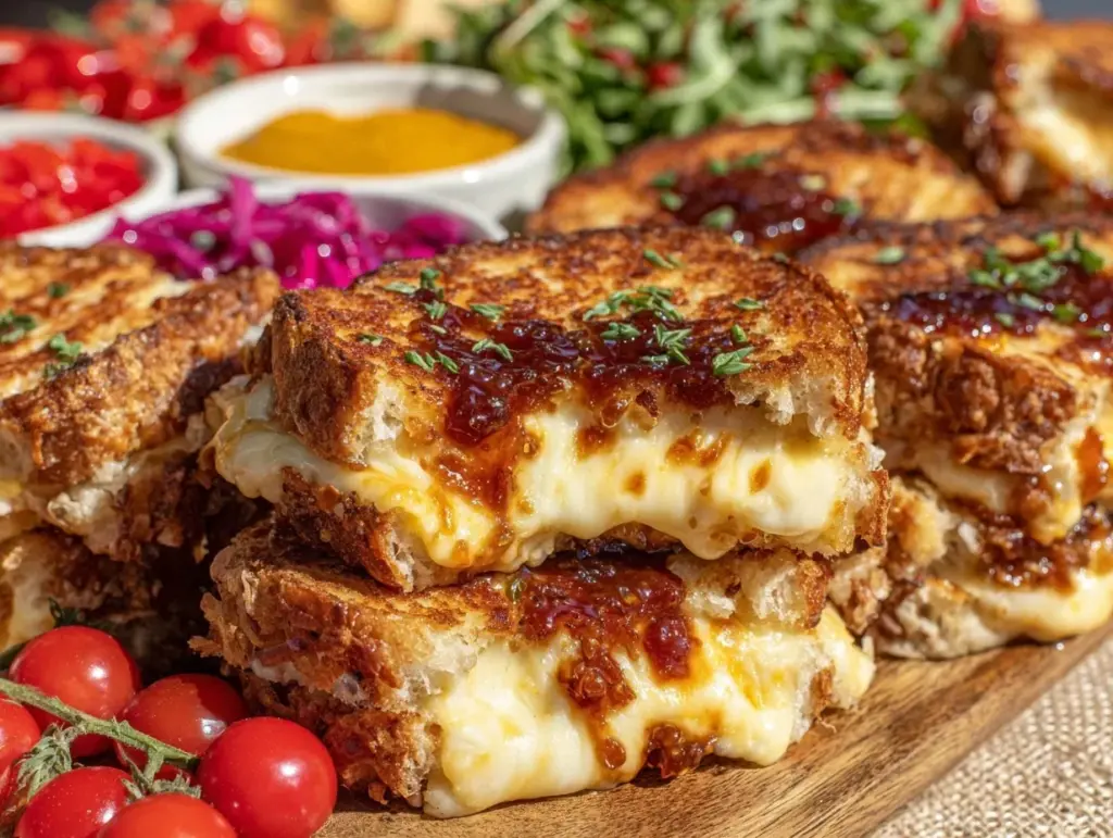 mini grilled cheese station - featured image