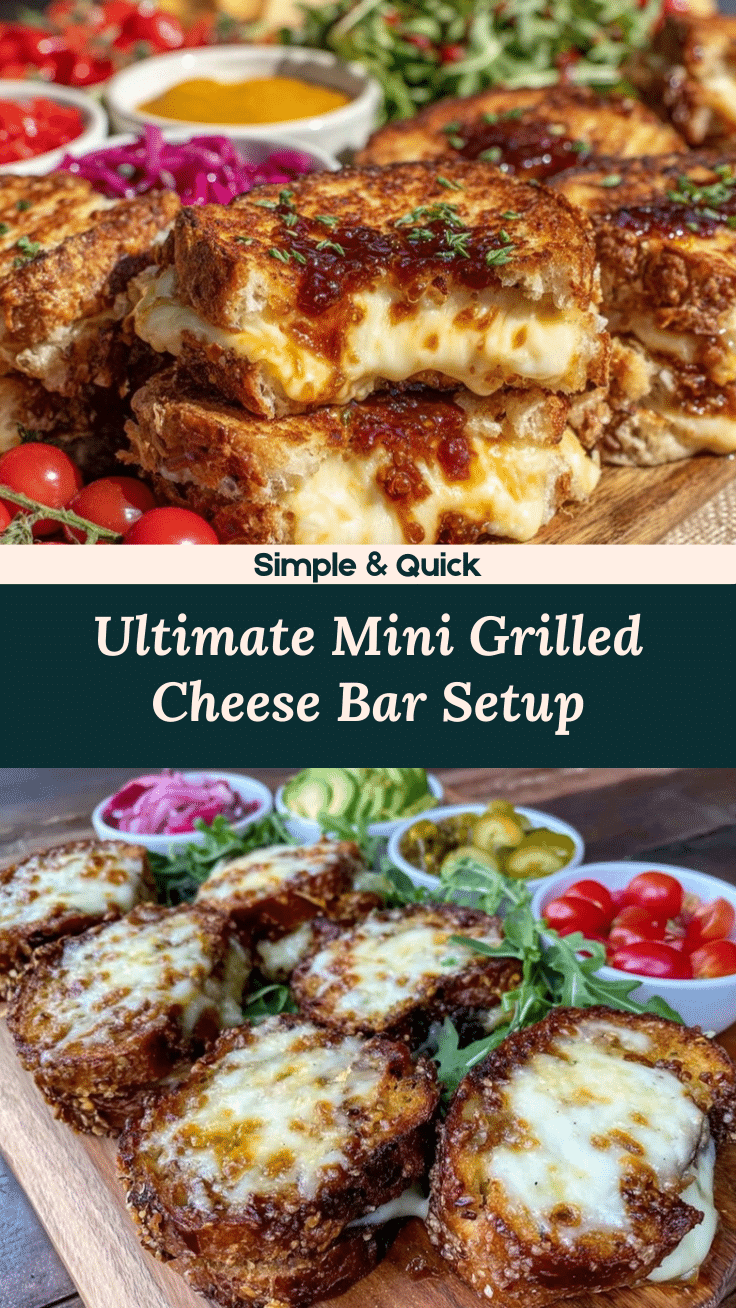 mini grilled cheese station recipe