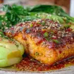 miso glazed baked salmon - featured image
