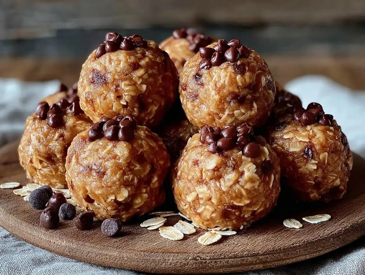 no-bake peanut butter oat energy bites preparation steps