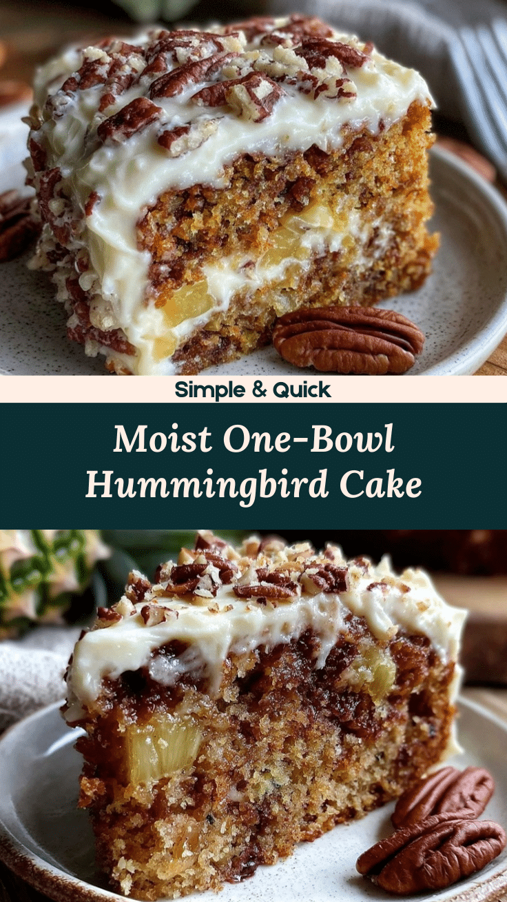one-bowl hummingbird cake recipe