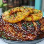 one-pan honey glazed ham - featured image