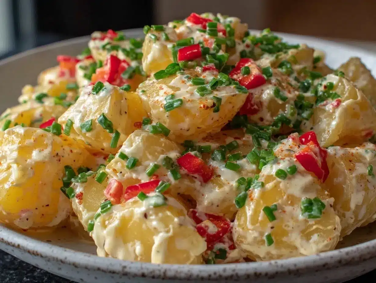 patriotic potato salad preparation steps