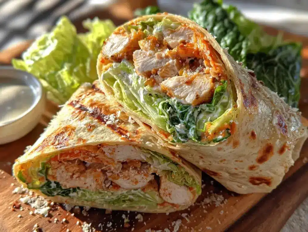 quick 15-minute chicken Caesar wrap - featured image