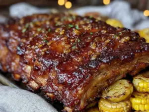 sheet pan bbq baby back ribs - featured image