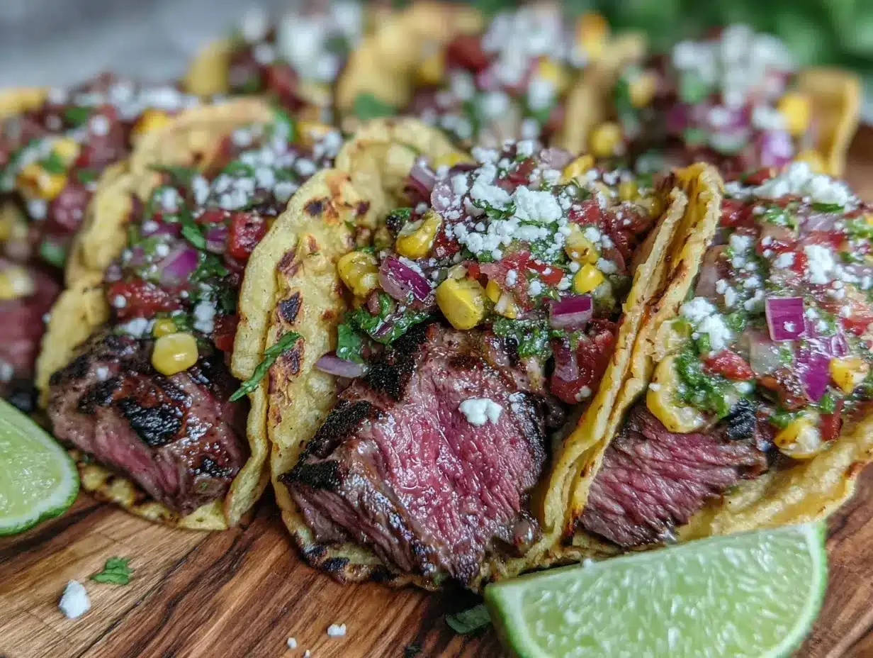 sheet pan carne asada tacos preparation steps