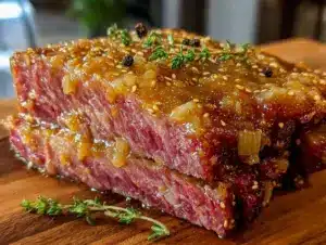 slow cooker corned beef brisket - featured image