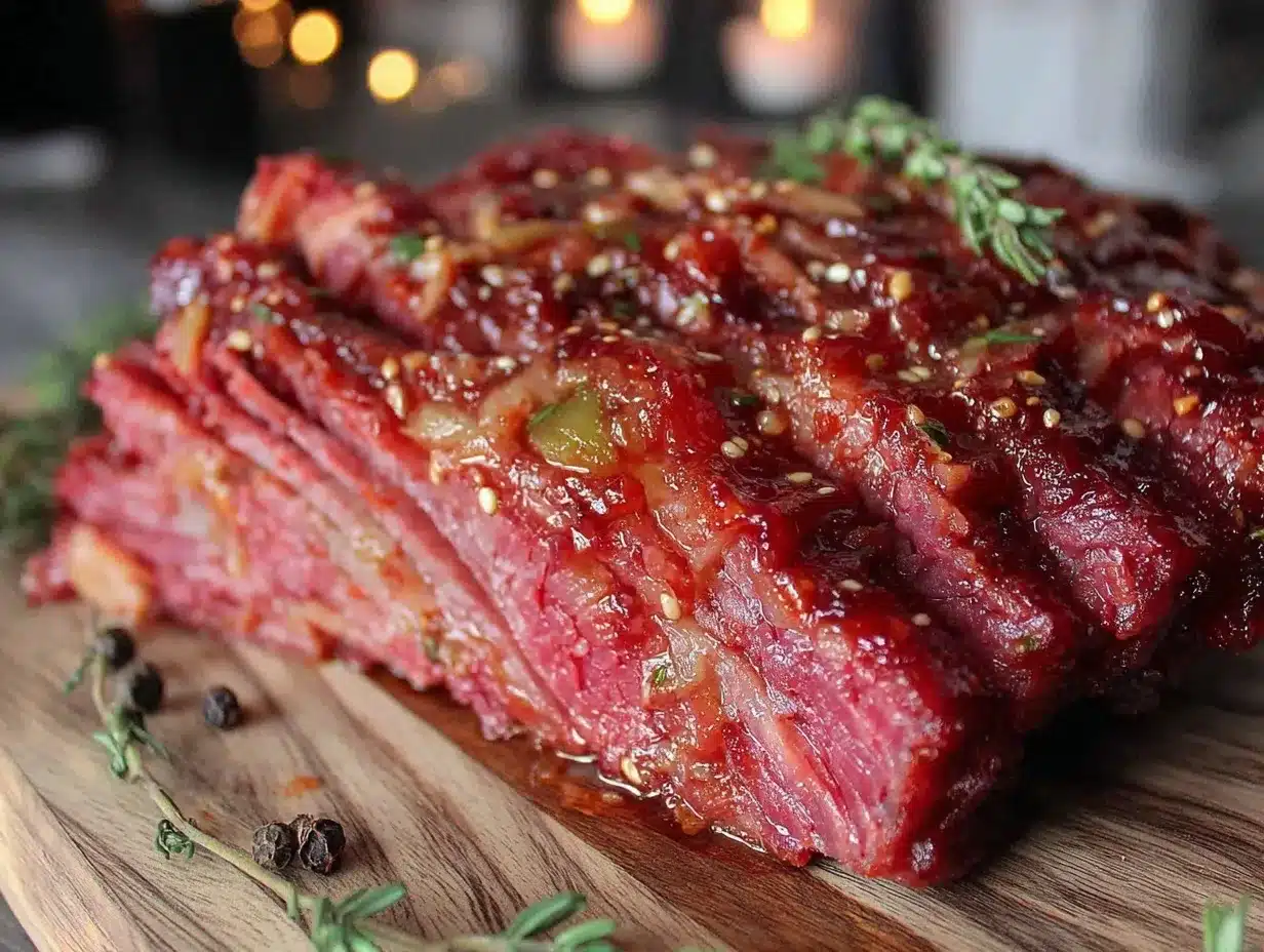 slow cooker corned beef brisket preparation steps