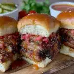 smoked brisket sliders - featured image