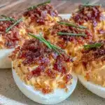 smoked paprika deviled eggs - featured image