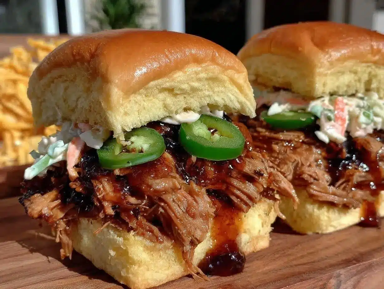 smoked pulled pork sliders preparation steps