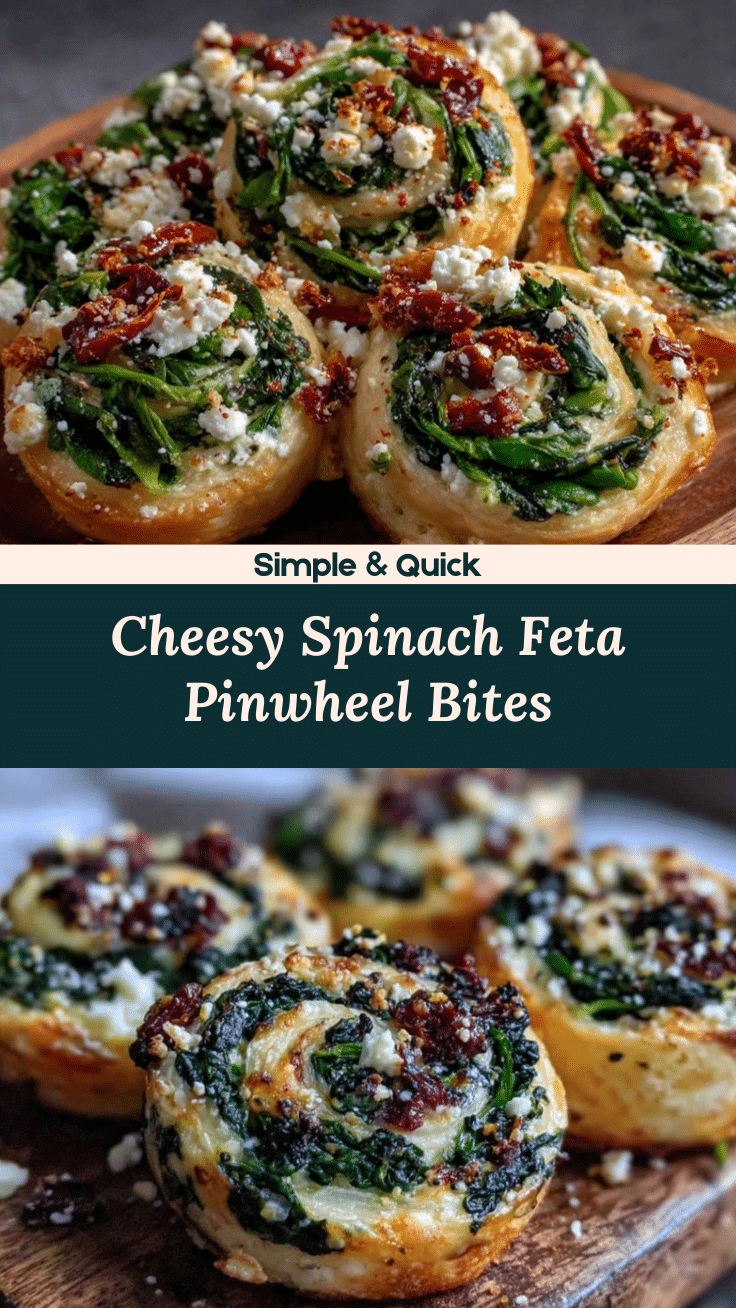 spinach and feta pinwheel appetizers recipe