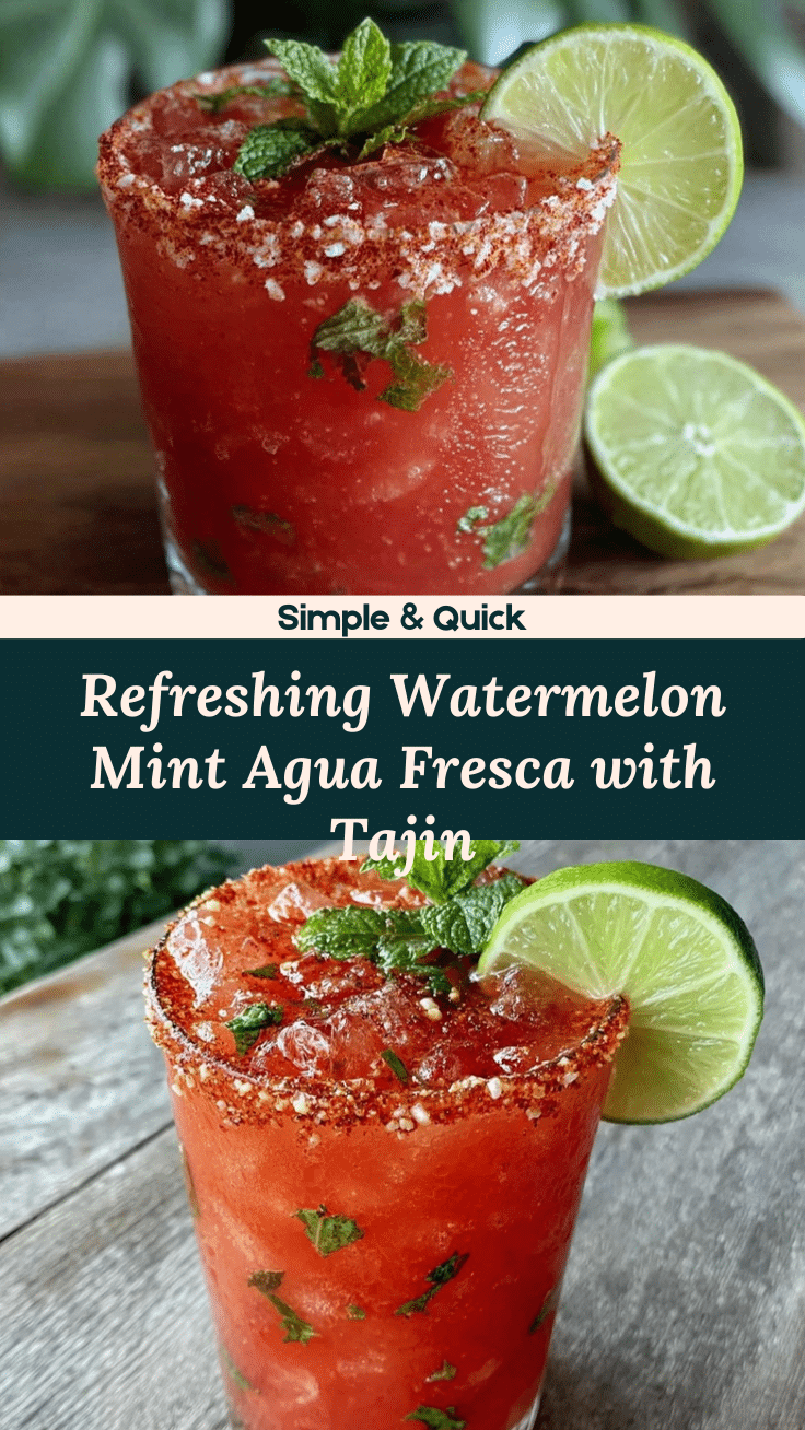 watermelon mint agua fresca recipe