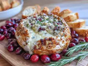 baked camembert board - featured image