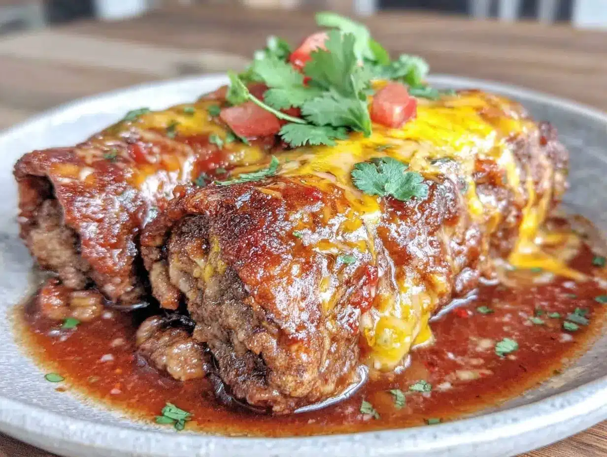 beef and black bean enchiladas preparation steps