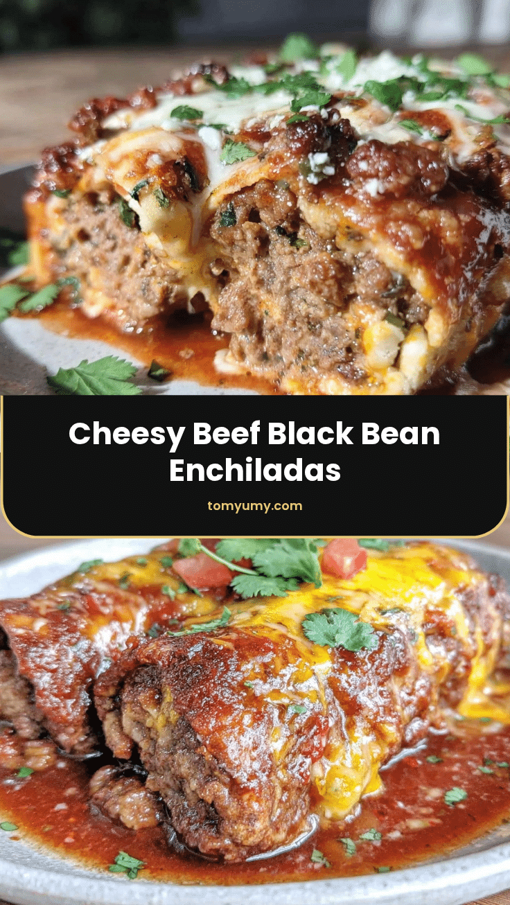 beef and black bean enchiladas recipe