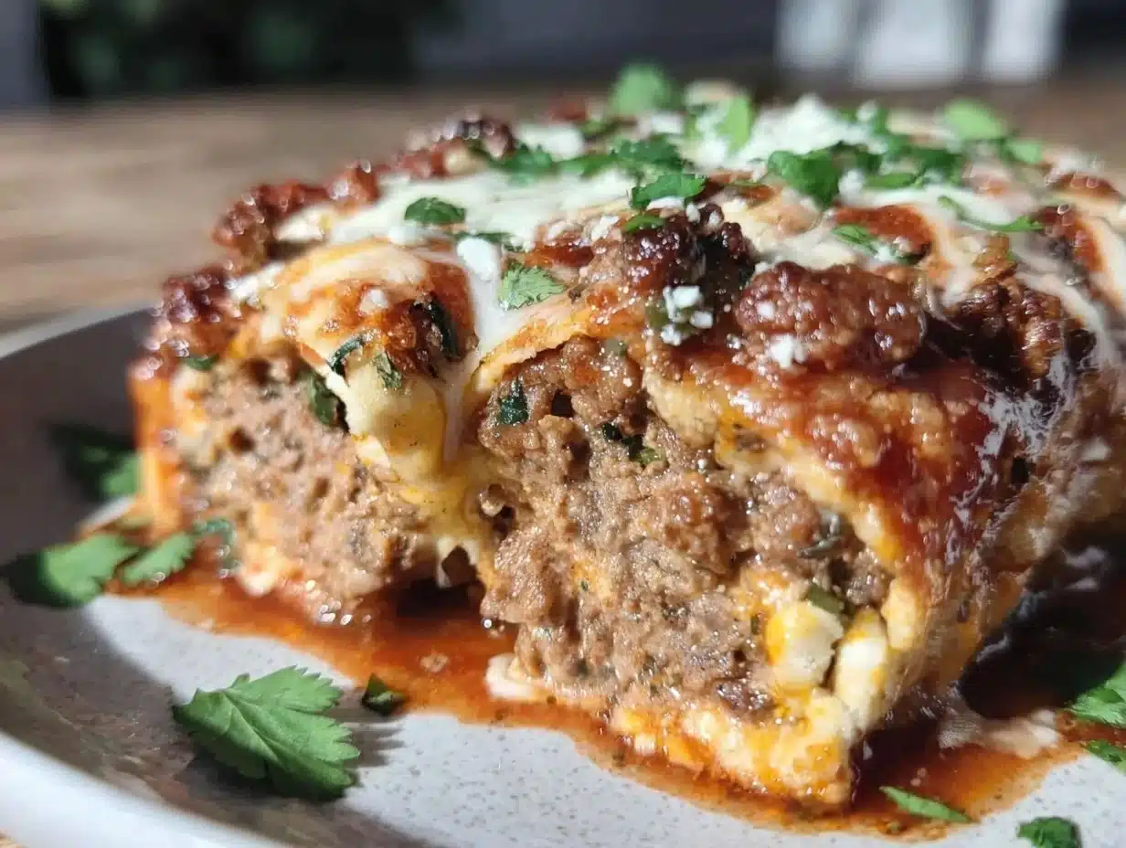 beef and black bean enchiladas - featured image