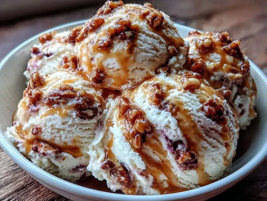 brown butter salted caramel ice cream - featured image