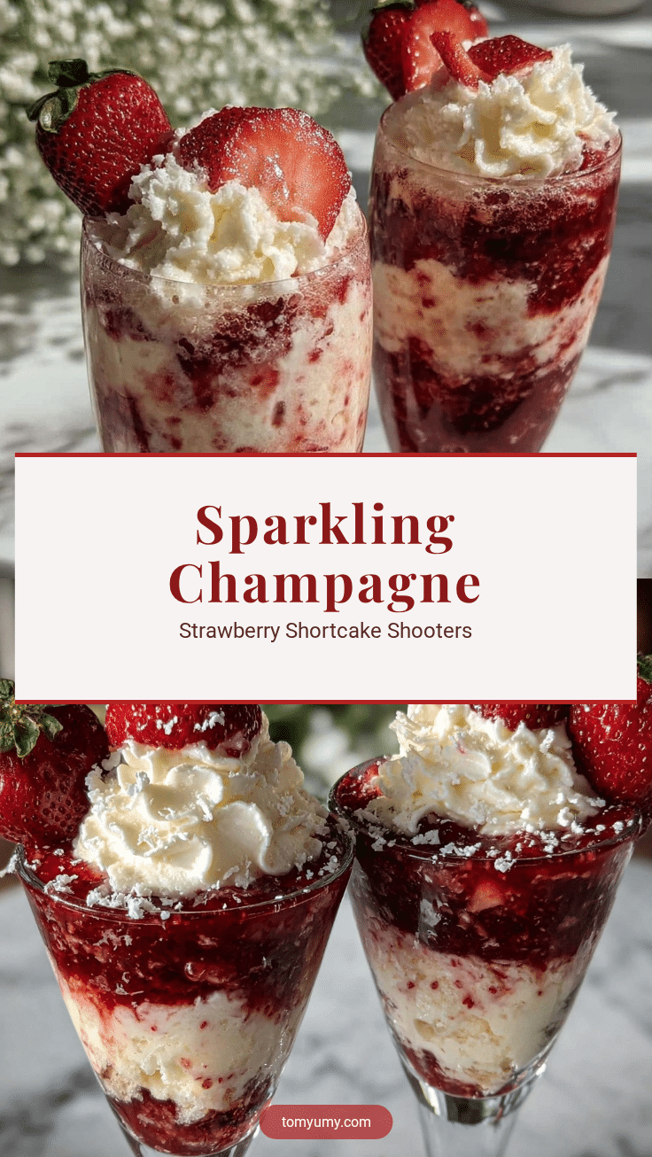 champagne strawberry shortcake shooters recipe