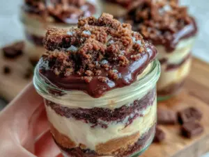 chocolate peanut butter parfait - featured image