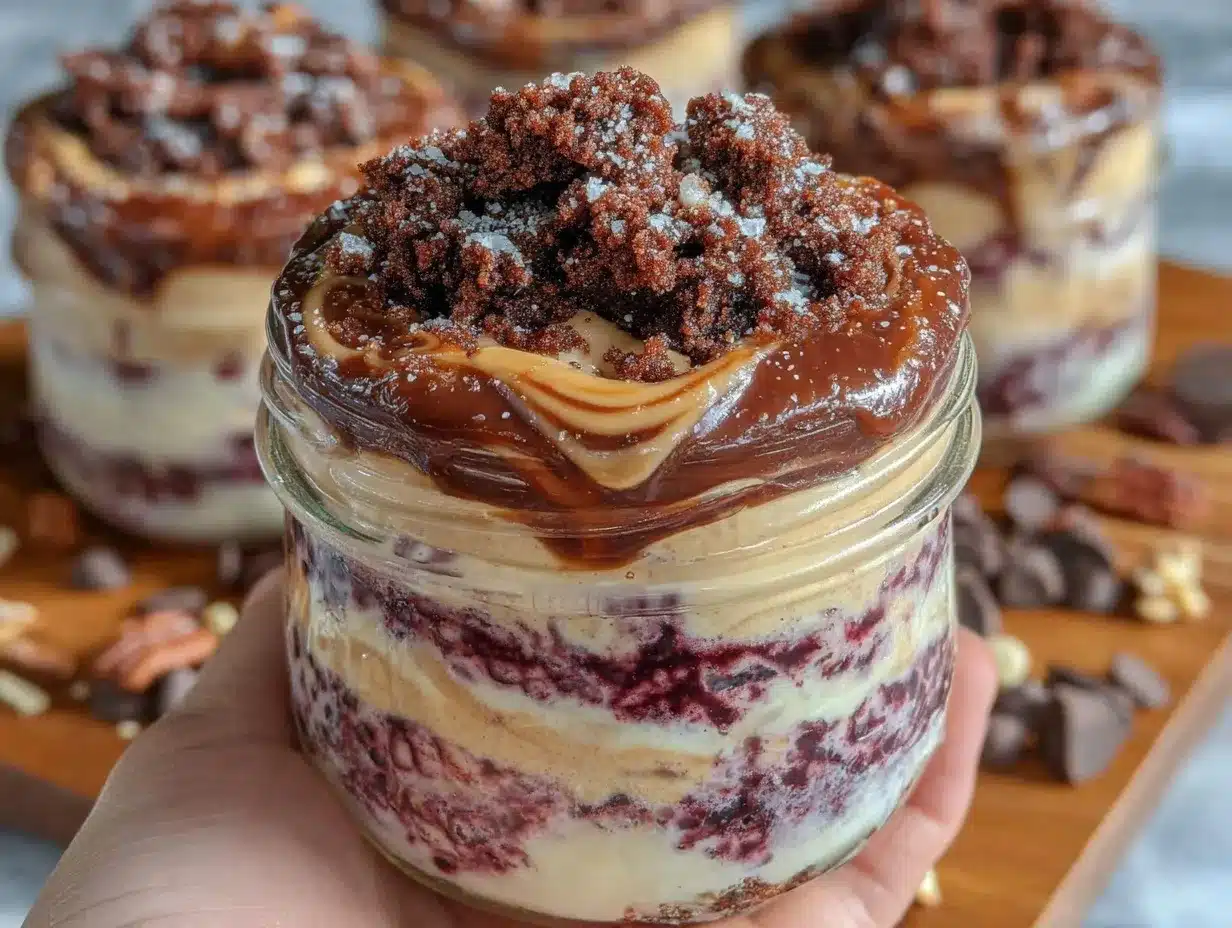 chocolate peanut butter parfait preparation steps