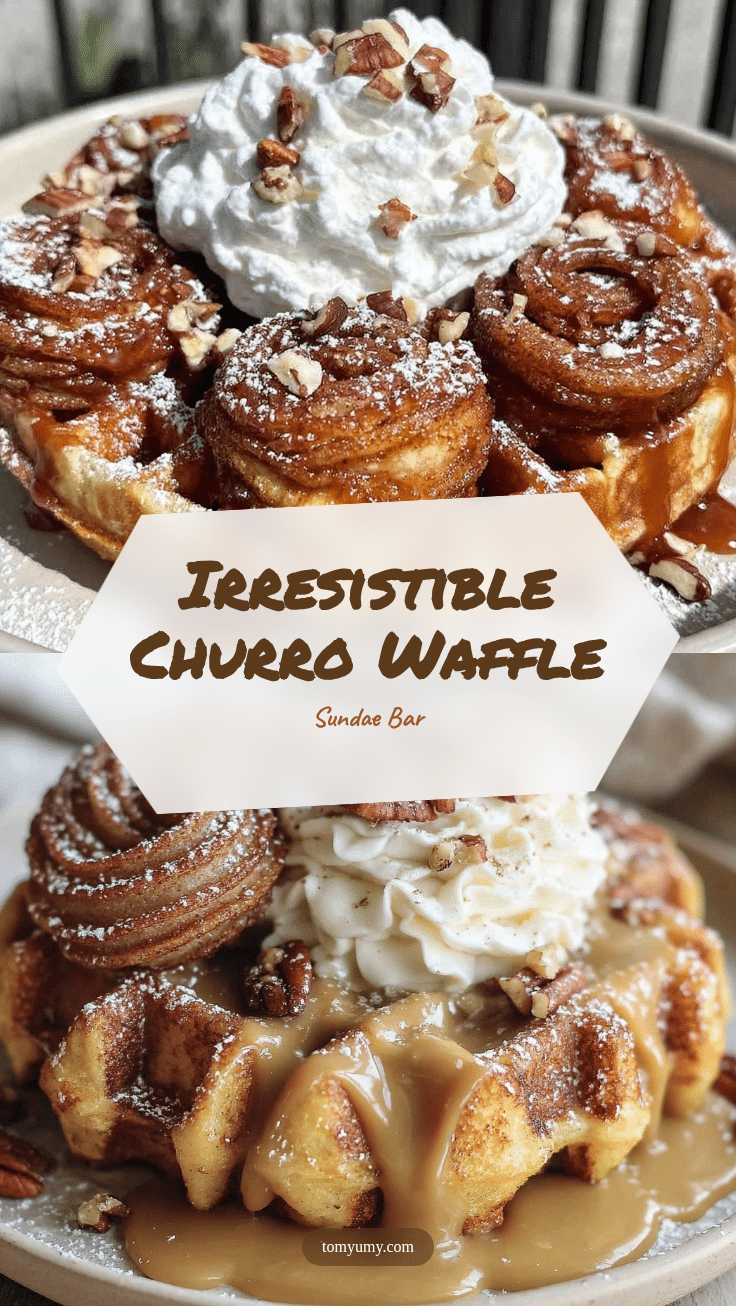 churro waffle sundae bar recipe