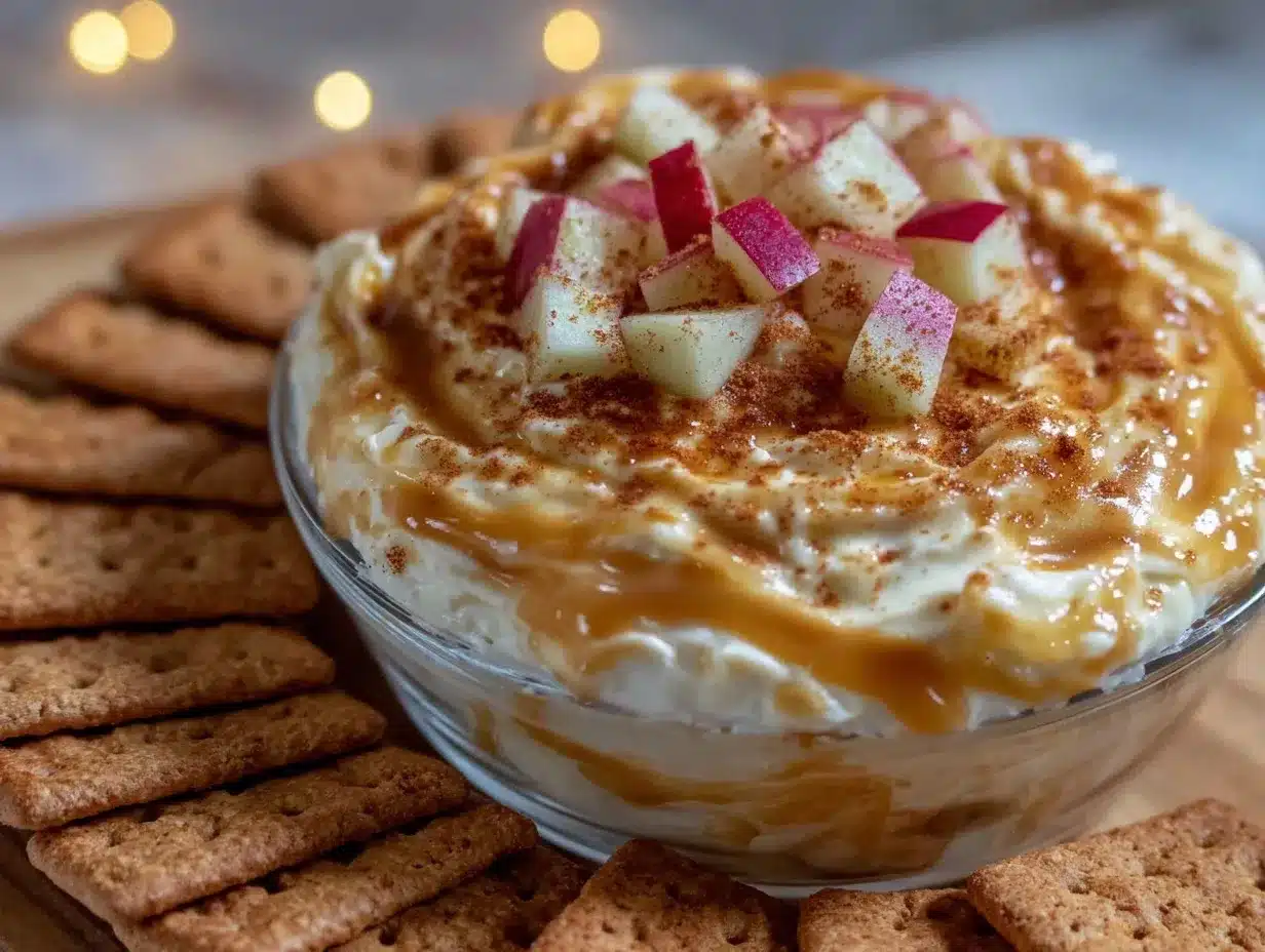 creamy caramel apple dip preparation steps