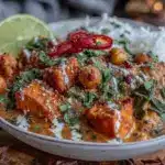 creamy chickpea coconut curry - featured image