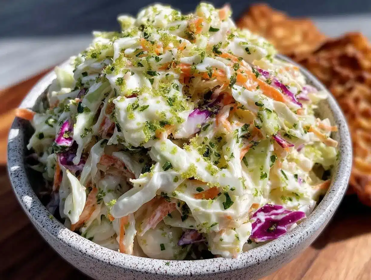 creamy cilantro lime coleslaw preparation steps