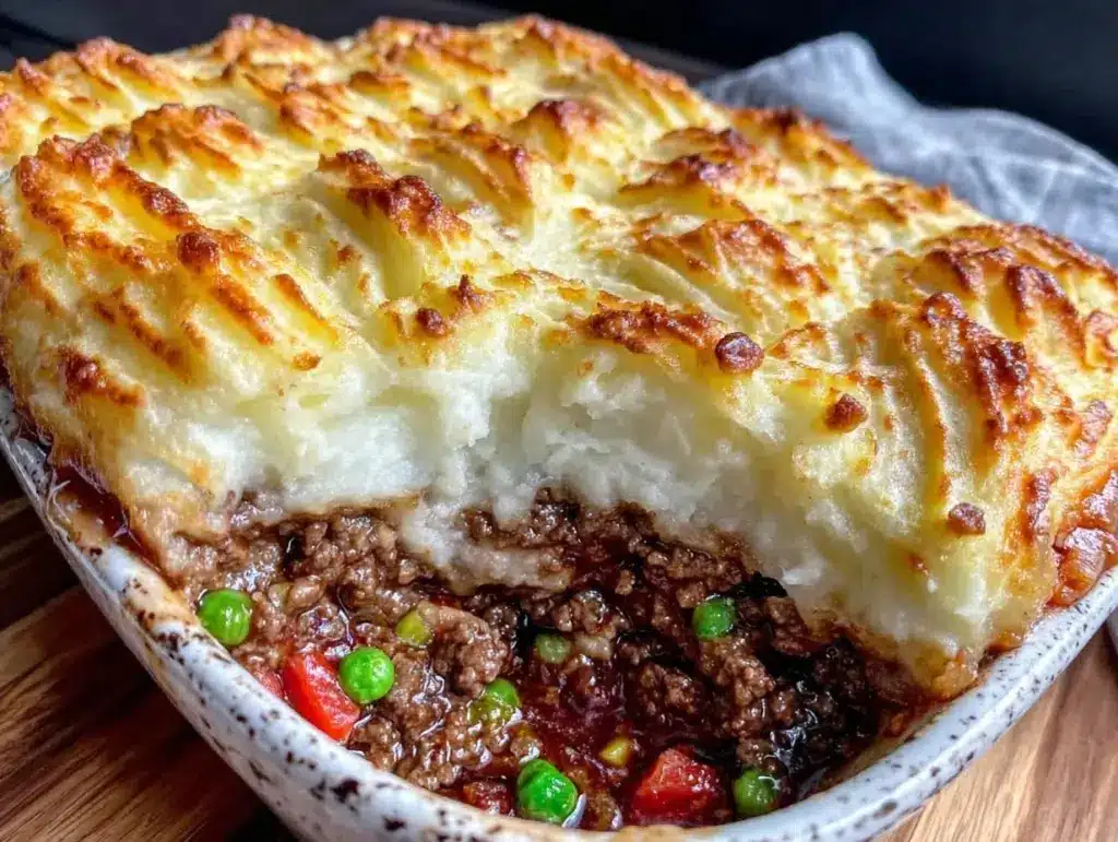 creamy classic shepherds pie - featured image