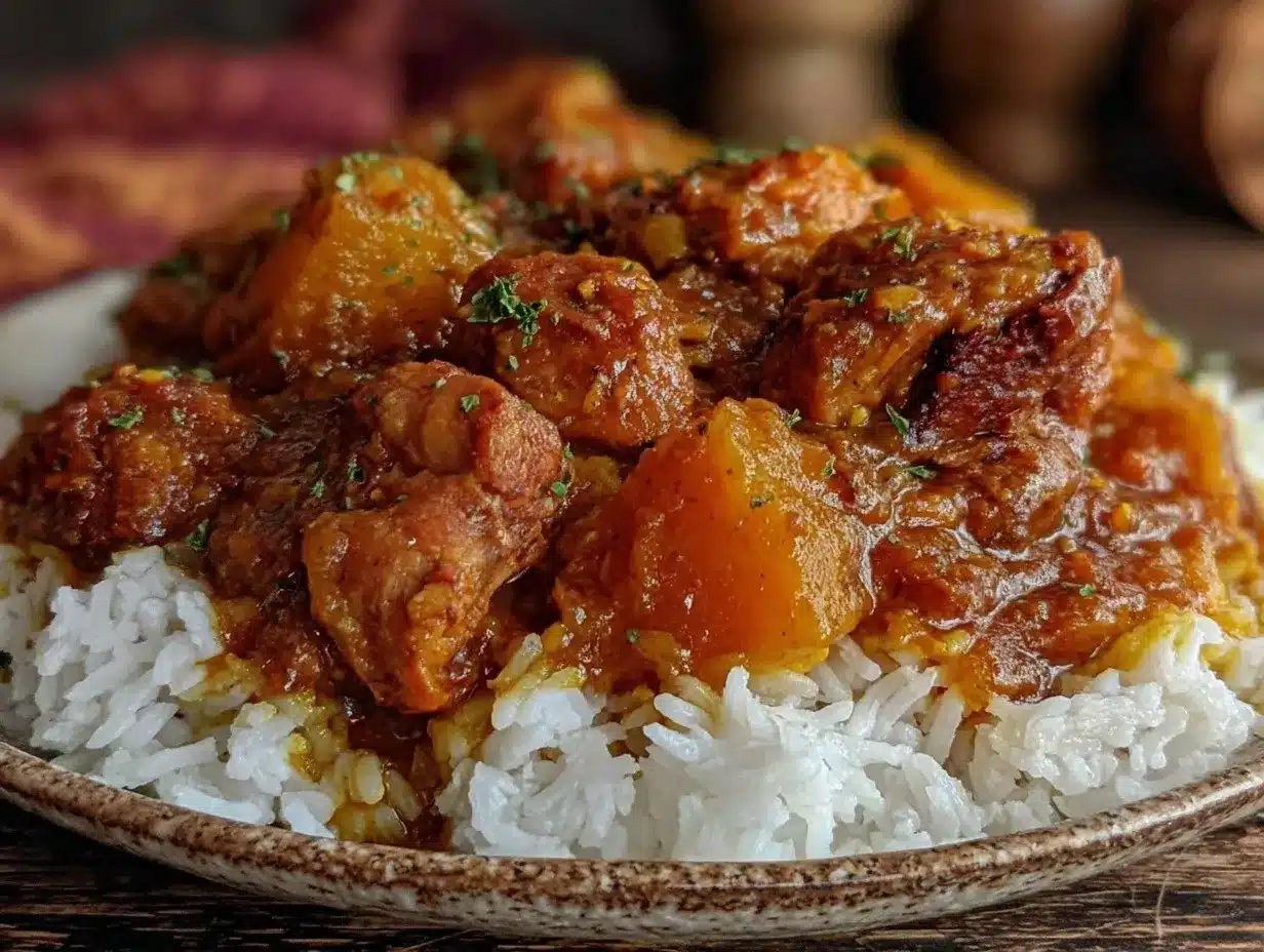 creamy Japanese golden chicken curry preparation steps