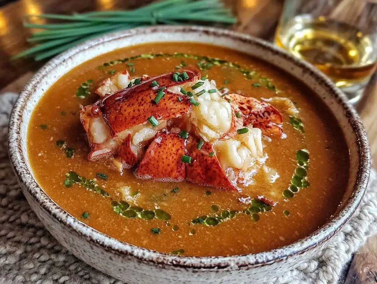 creamy lobster bisque preparation steps