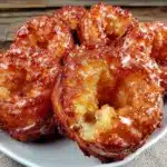 crispy glazed old-fashioned sour cream donuts - featured image
