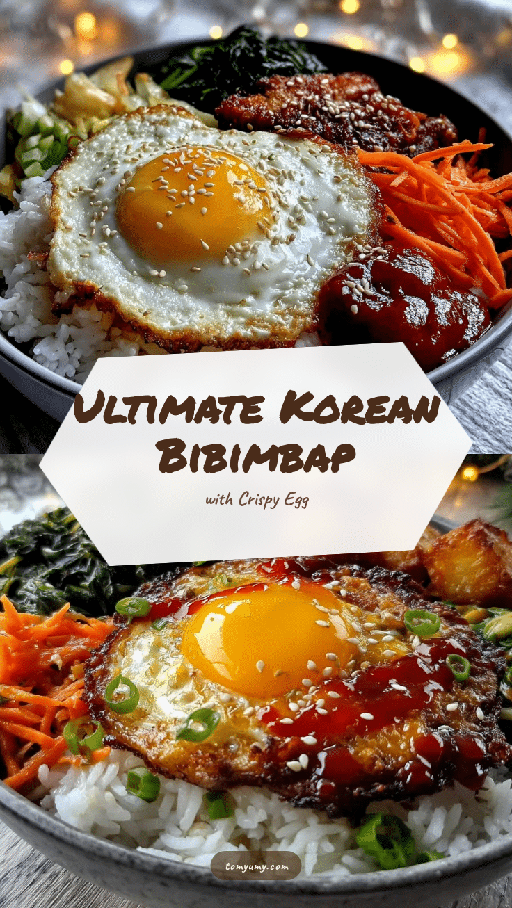 crispy korean bibimbap bowl recipe