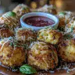 crispy leftover rice arancini balls - featured image