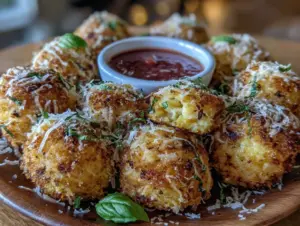 crispy leftover rice arancini balls - featured image