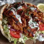 crispy loaded chicken shawarma pita pocket - featured image
