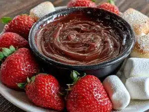 dark chocolate fondue pot - featured image