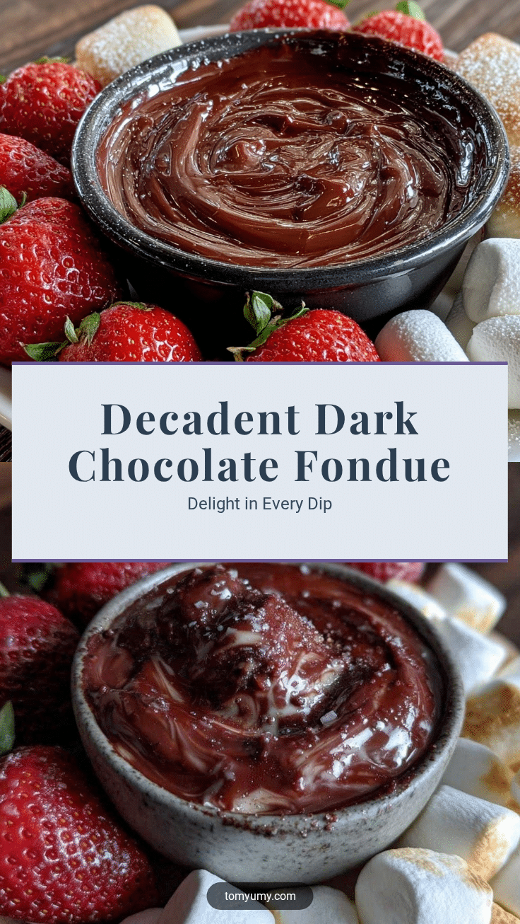 dark chocolate fondue pot recipe