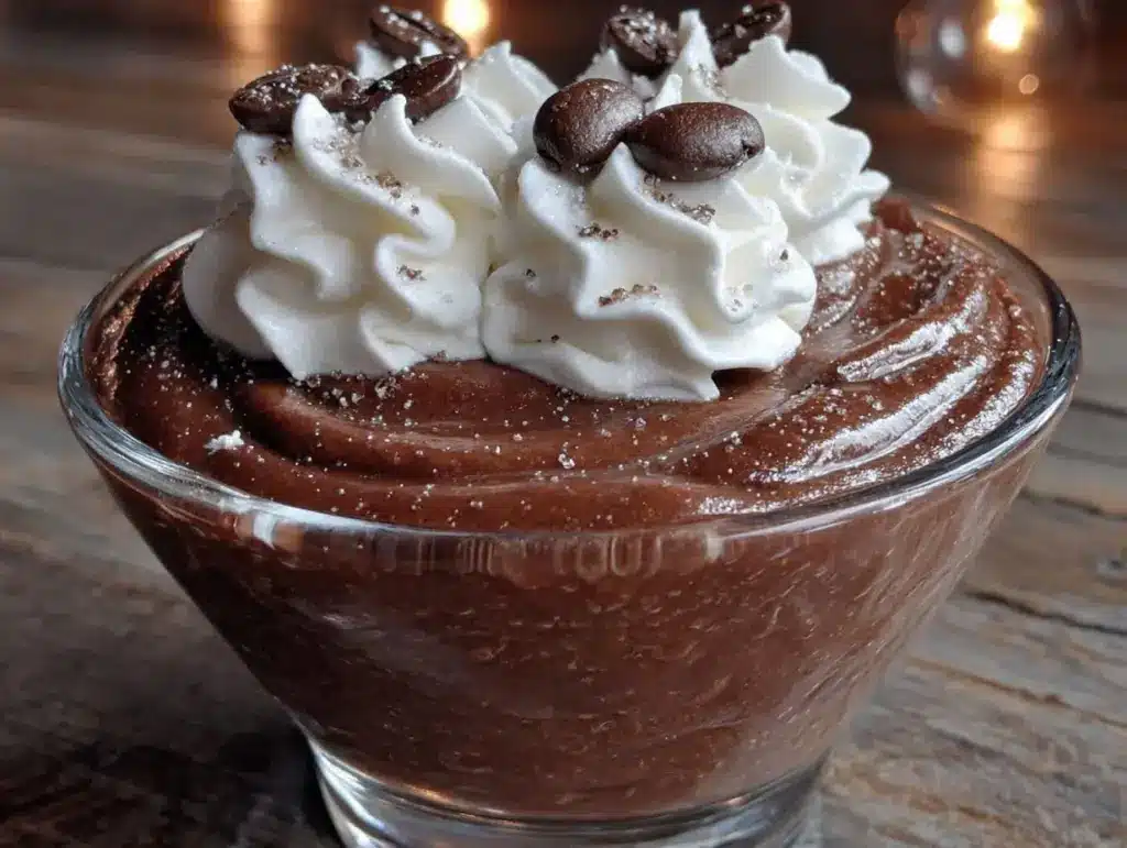 dark chocolate mousse - featured image