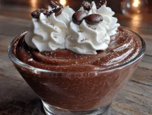 dark chocolate mousse - featured image