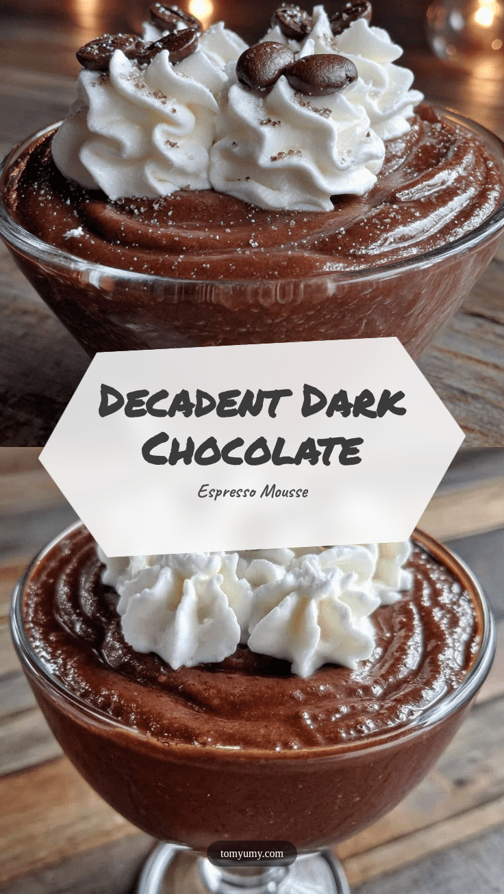 dark chocolate mousse recipe