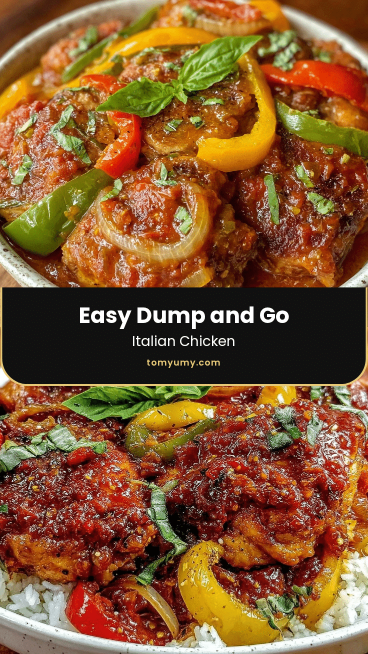 dump and go crockpot Italian chicken recipe