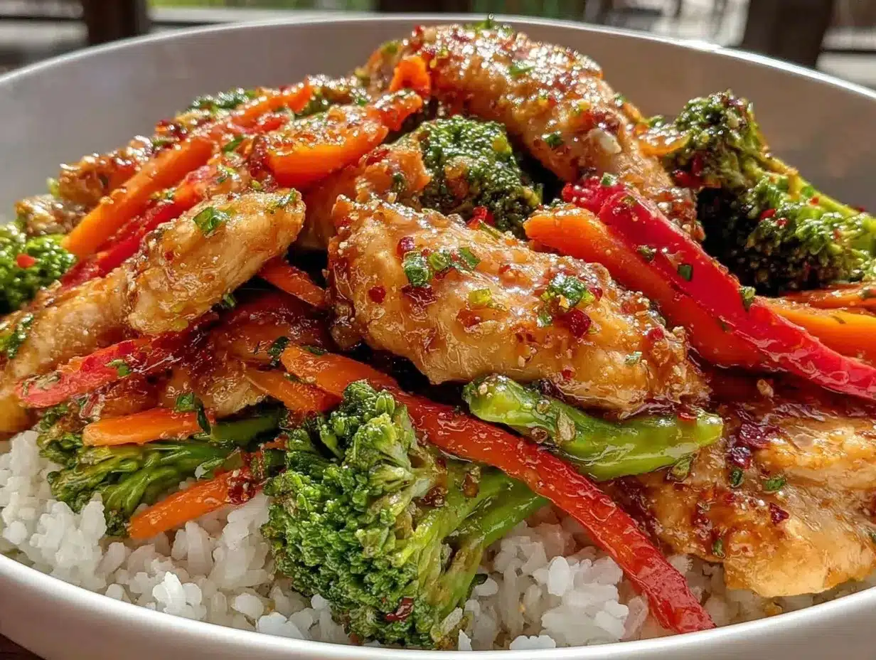 easy dollar store chicken stir fry preparation steps