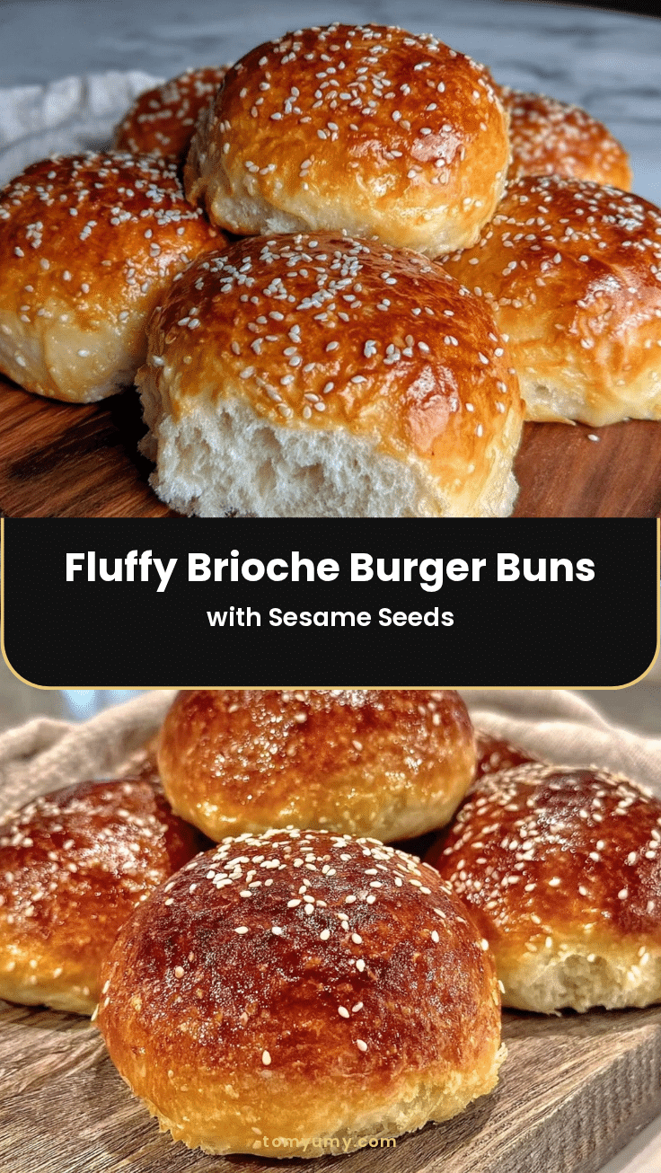 fluffy brioche burger buns recipe