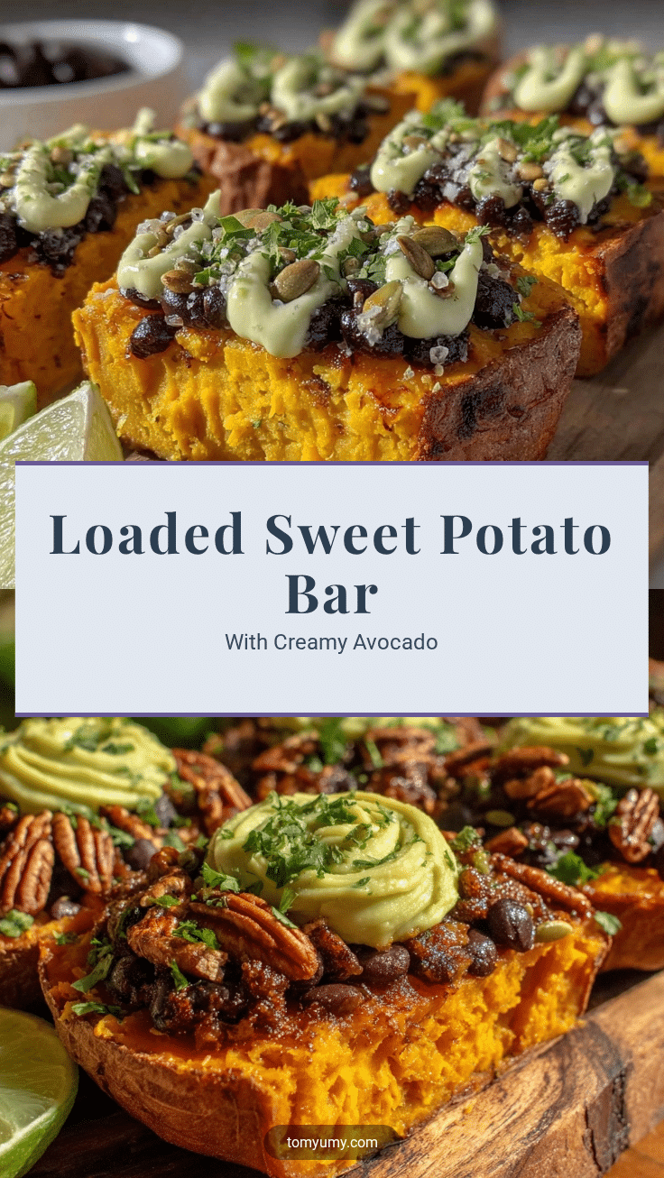 fresh loaded sweet potato bar recipe