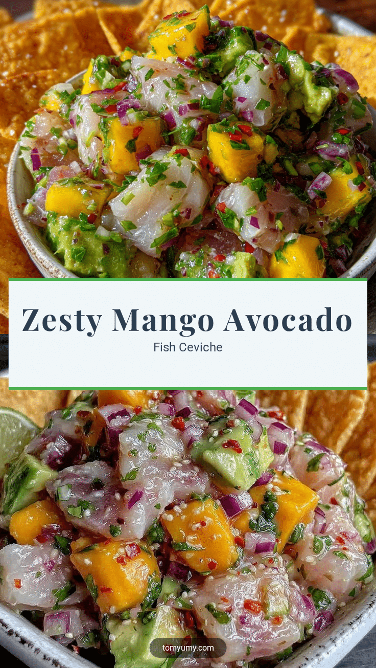 fresh mango avocado fish ceviche recipe