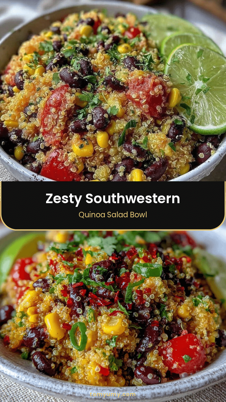 fresh southwestern quinoa salad recipe